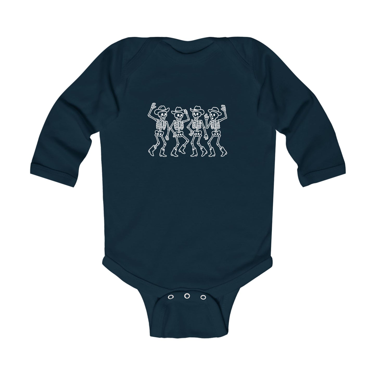 Baby Skeleton Long Sleeve Bodysuit