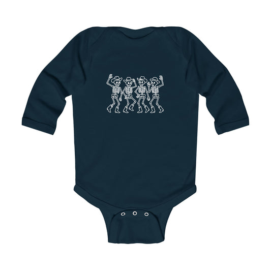 Baby Skeleton Long Sleeve Bodysuit